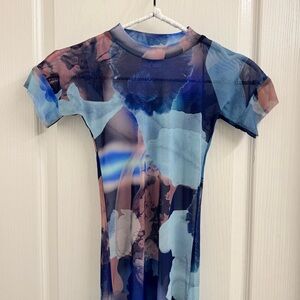 WITH JÉAN Sami Mesh Dress